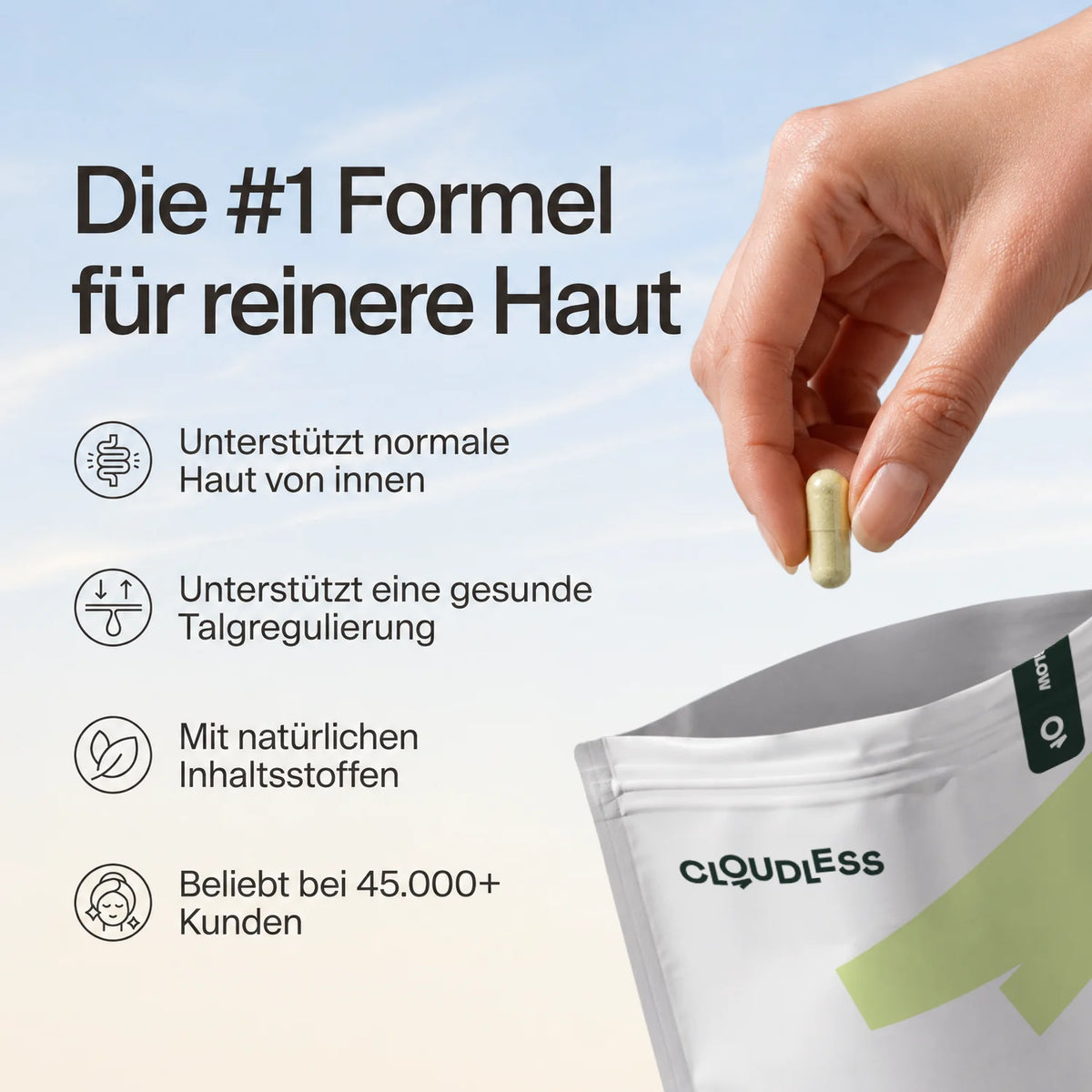 Clear+: Die #1 Formel für reinere Haut